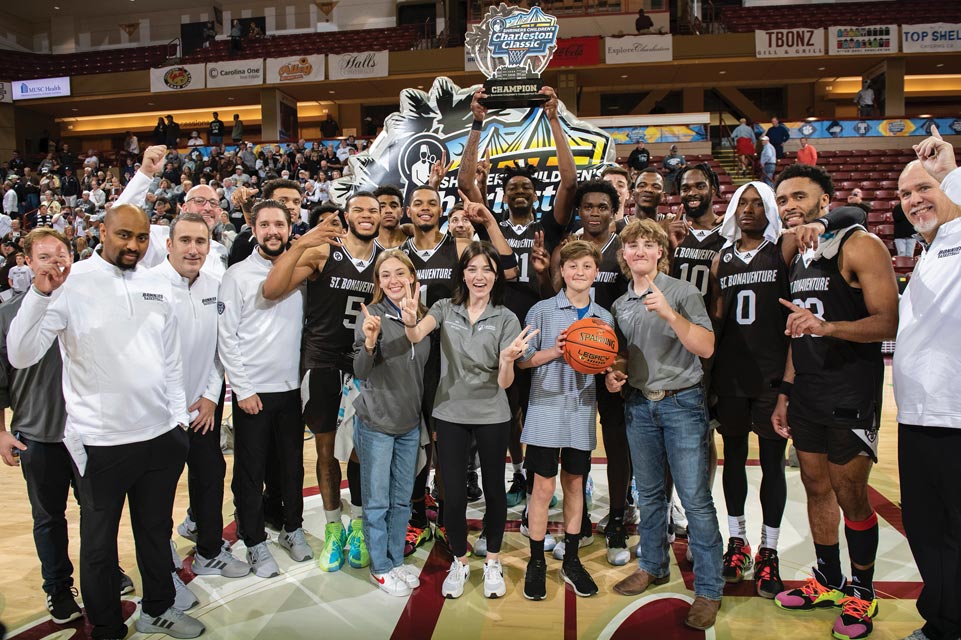 charleston classic group with trophy