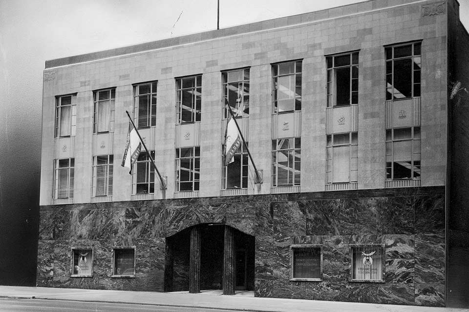 Erstes Hauptquartier von Shriners International in Chicago