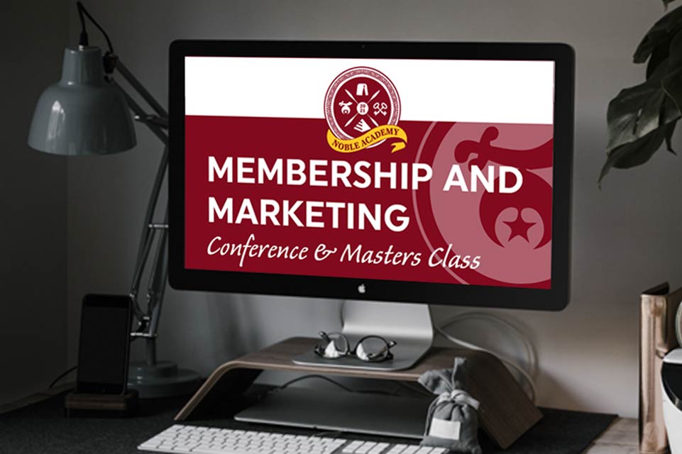 computer screen displaying SIEF logo and Membership and Marketing title