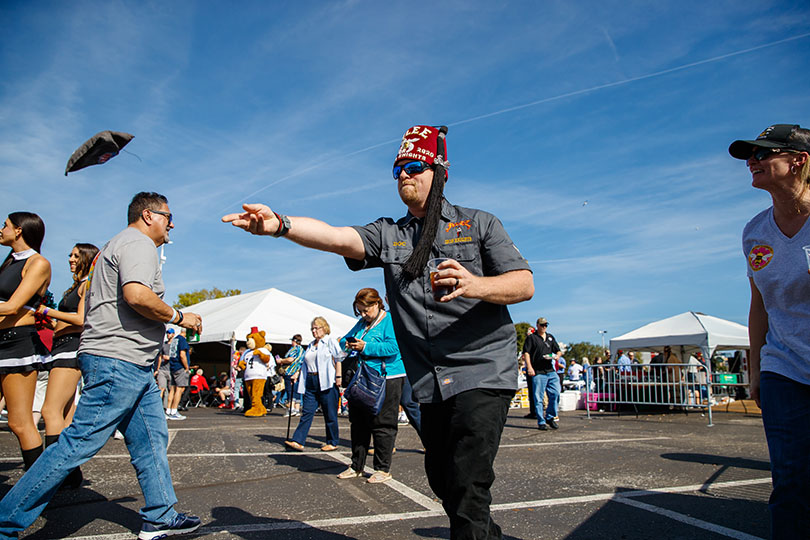 shriner at tailgate
