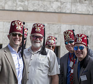 small group of Shriners