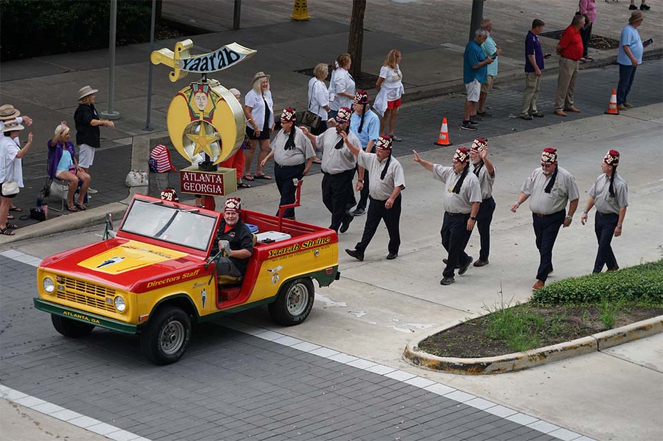 fun truck in parade