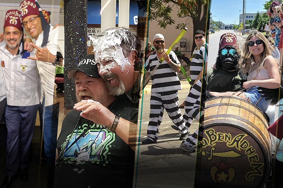 images of shriners having fun