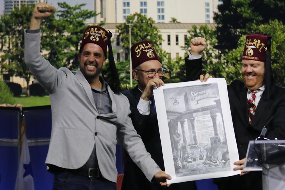 Salah Shriners with charter