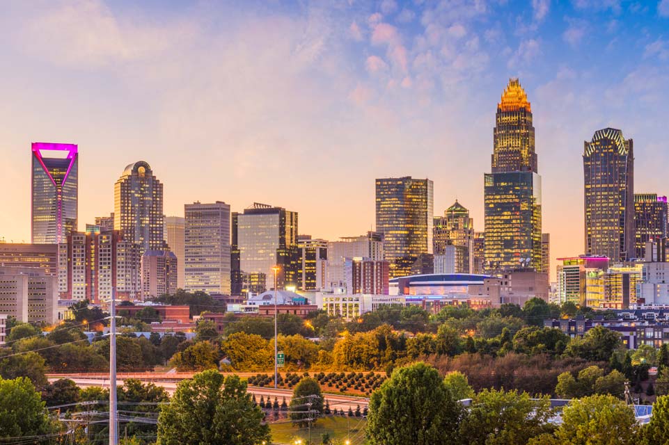 horizonte de la ciudad de charlotte