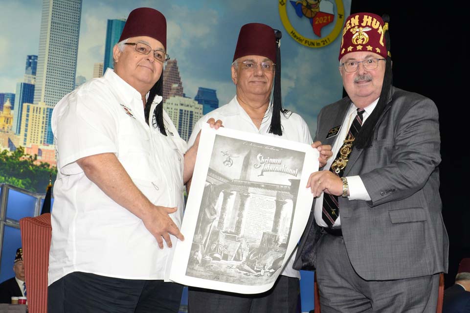 shriners on the imperial session stage