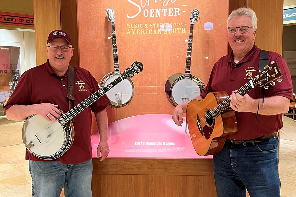 Mahan und Yandle im Earl Scruggs Center