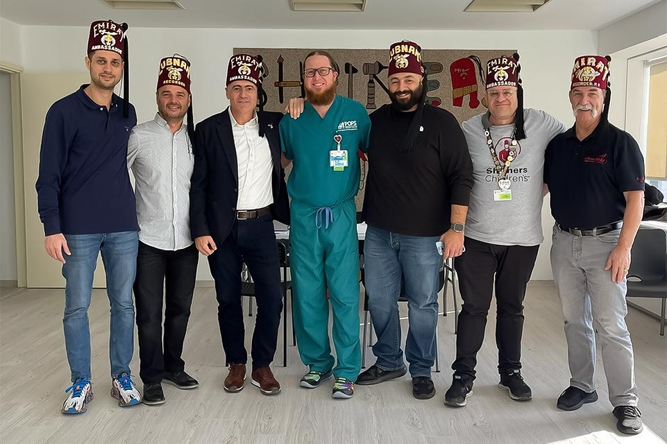 Six Shriners with McConkey