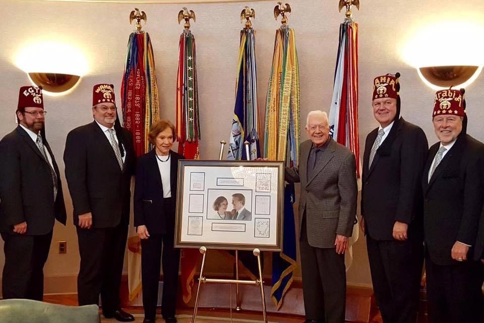 Former Imperial Potentate shares fond memories of President and Former Imperial Potentate shares fond memories of President and