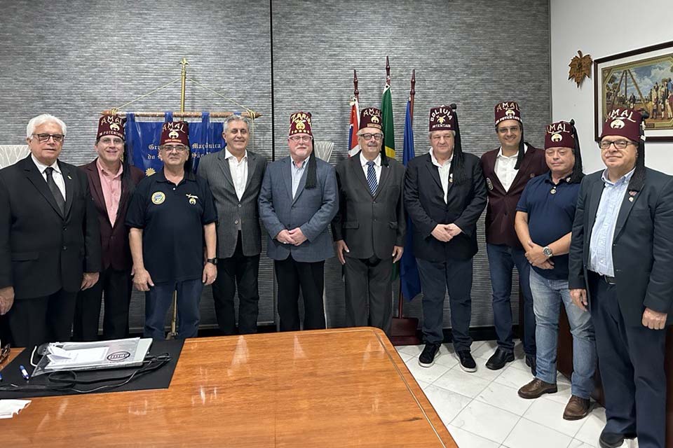 Shriner leaders in Brazil