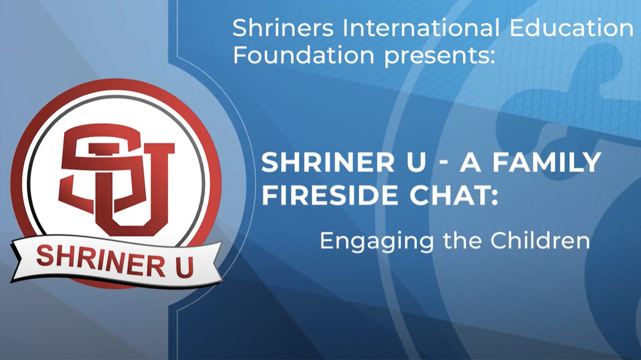 Logo der SIEF Noble Academy, Shriners International Education Foundation präsentiert: Shriner U – Kinder einbeziehen