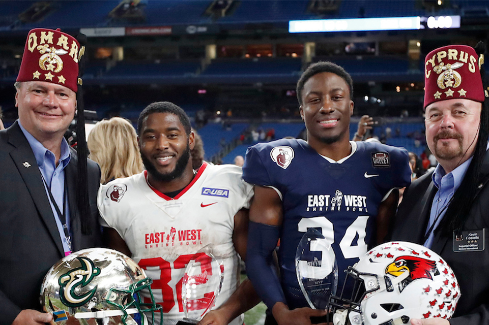 shriners football players east west mvp